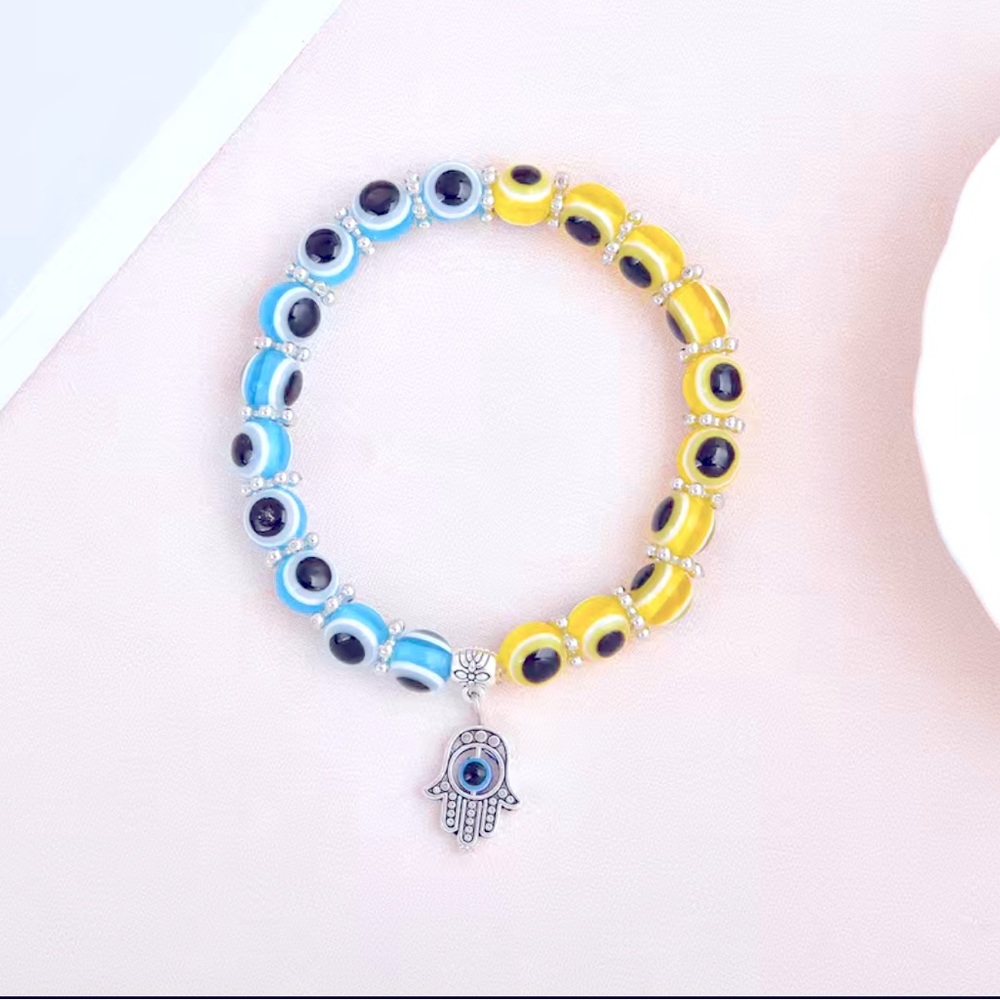 eye 🪬 🧿 multi colored bracelet